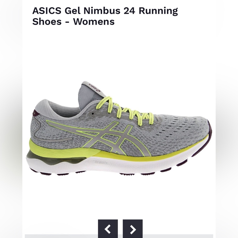 ASICS gel nimbus 24. Women’s 11